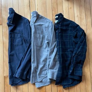 J. Crew Brushed Twill Slim Bundle of 3